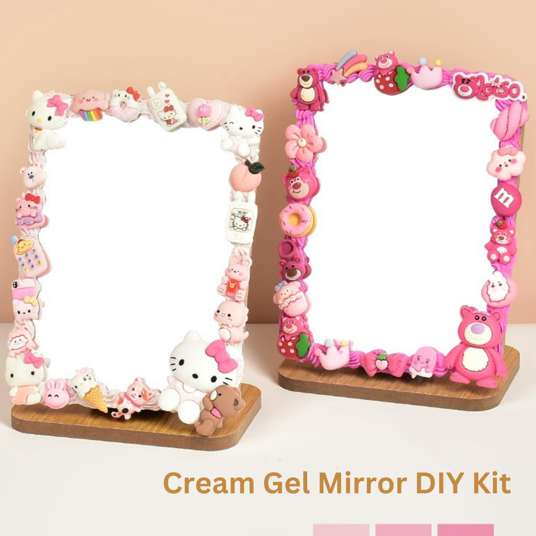 Hello Pottery Cream Gel Mirror DIY ReadySetKit