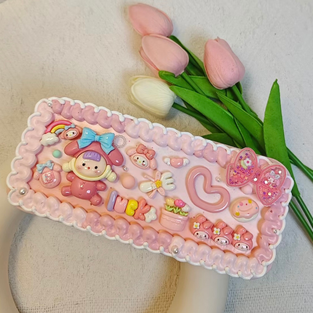 Hello Pottery Cream Gel Pencil Case ReadySetKit