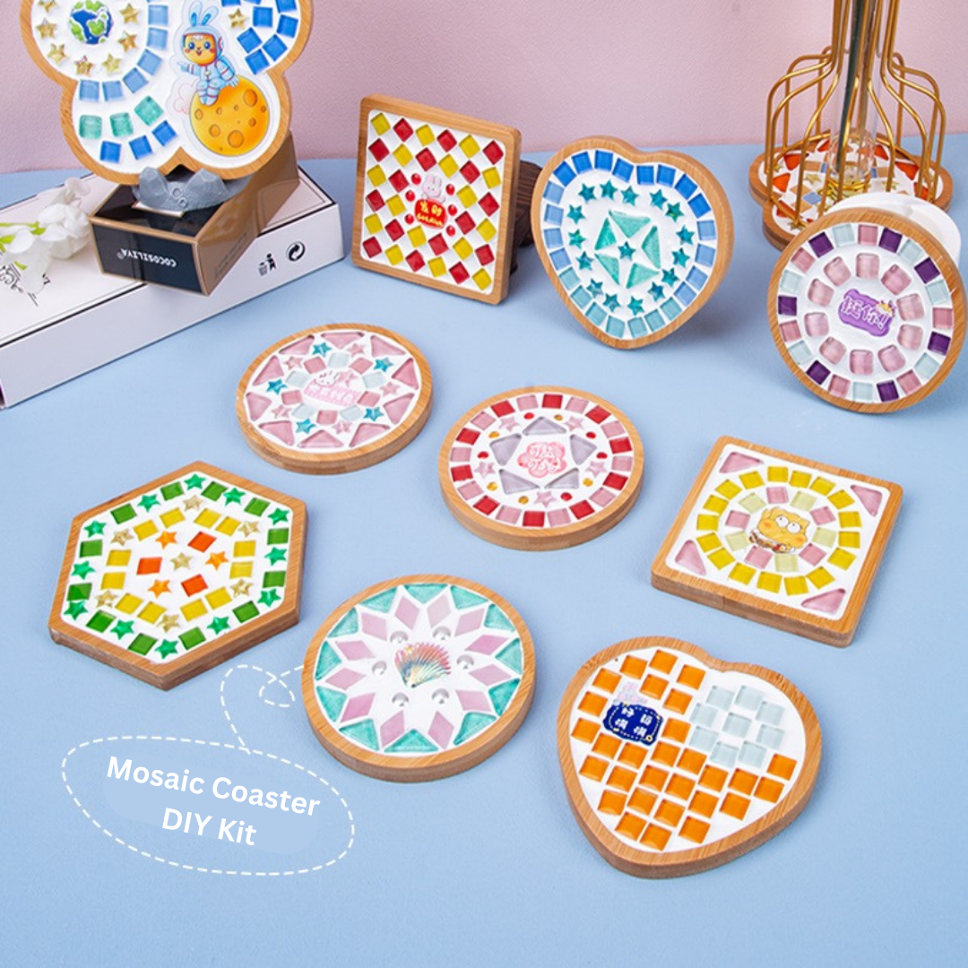 Hello Pottery Mosaic Art Coaster ReadySetKit