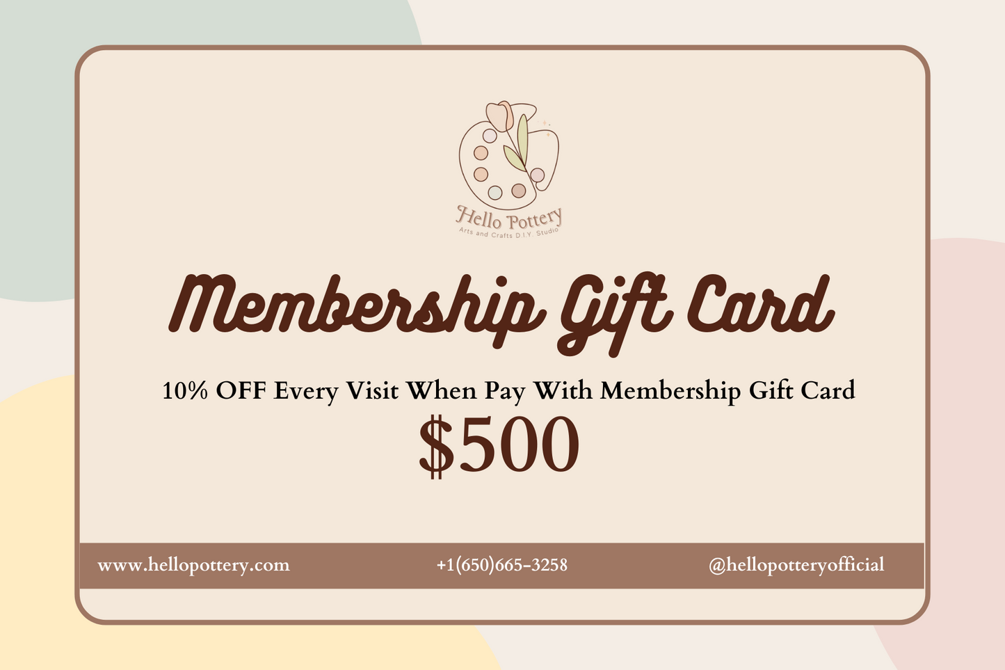 Membership Gift Card