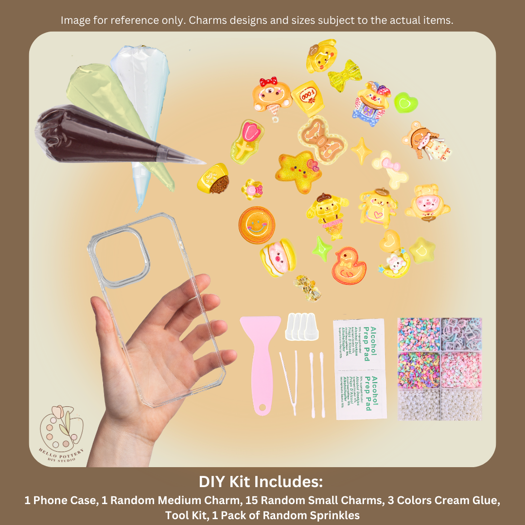 Hello Pottery Cream Gel Phone Case ReadySetKit